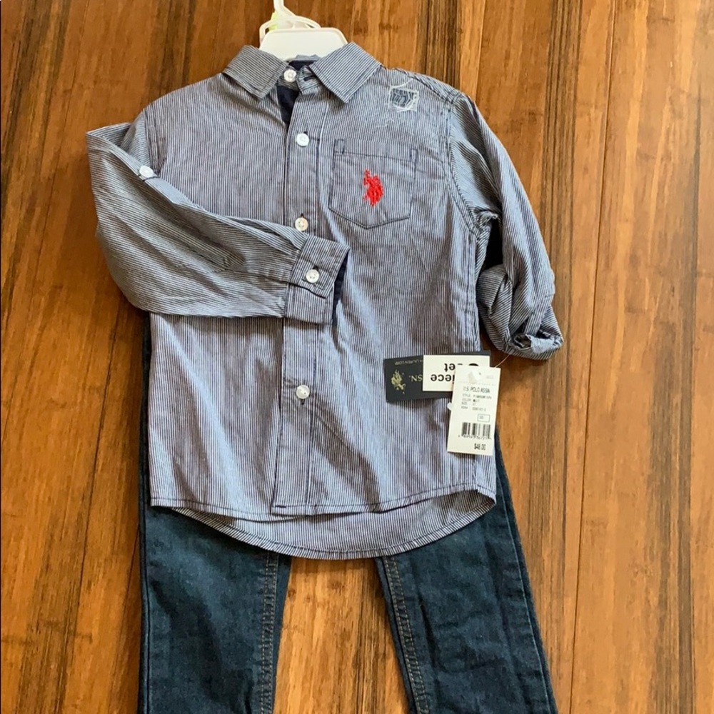 NWT US Polo 3 piece boys set